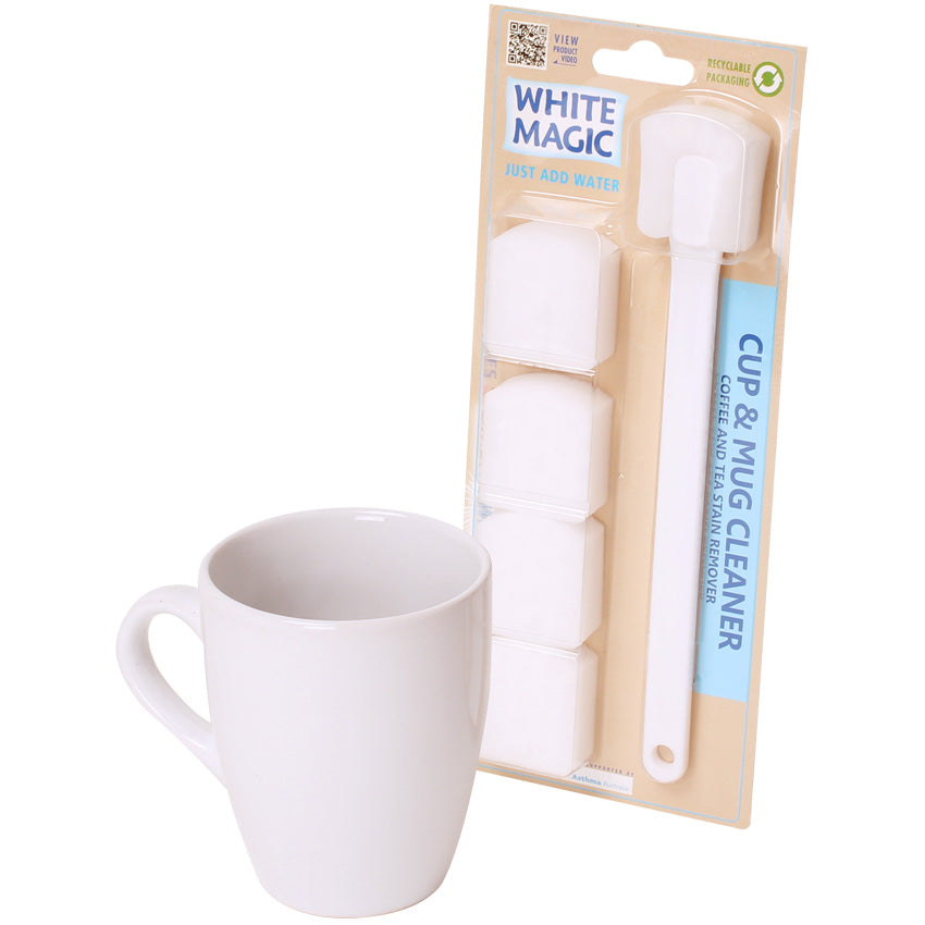 White Magic Cup and Mug Cleaner + 4 Refills