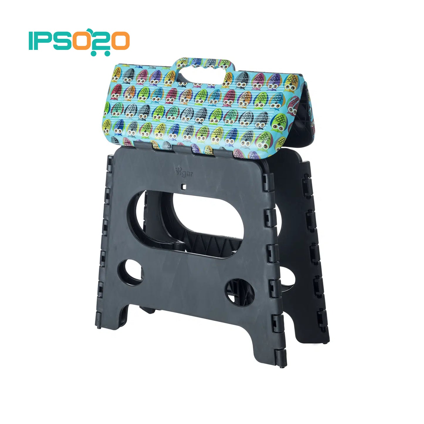 VIGAR Compact Owl On Top Foldable Stool - 32cm