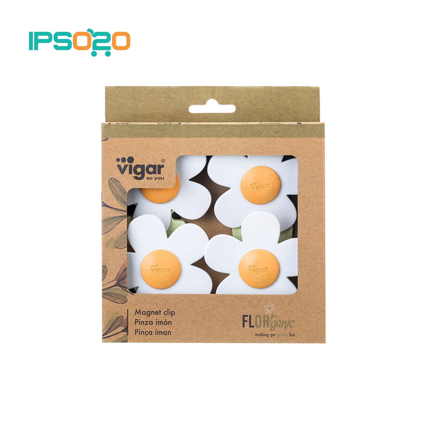VIGAR Florganic Magnet Clip - 4pc