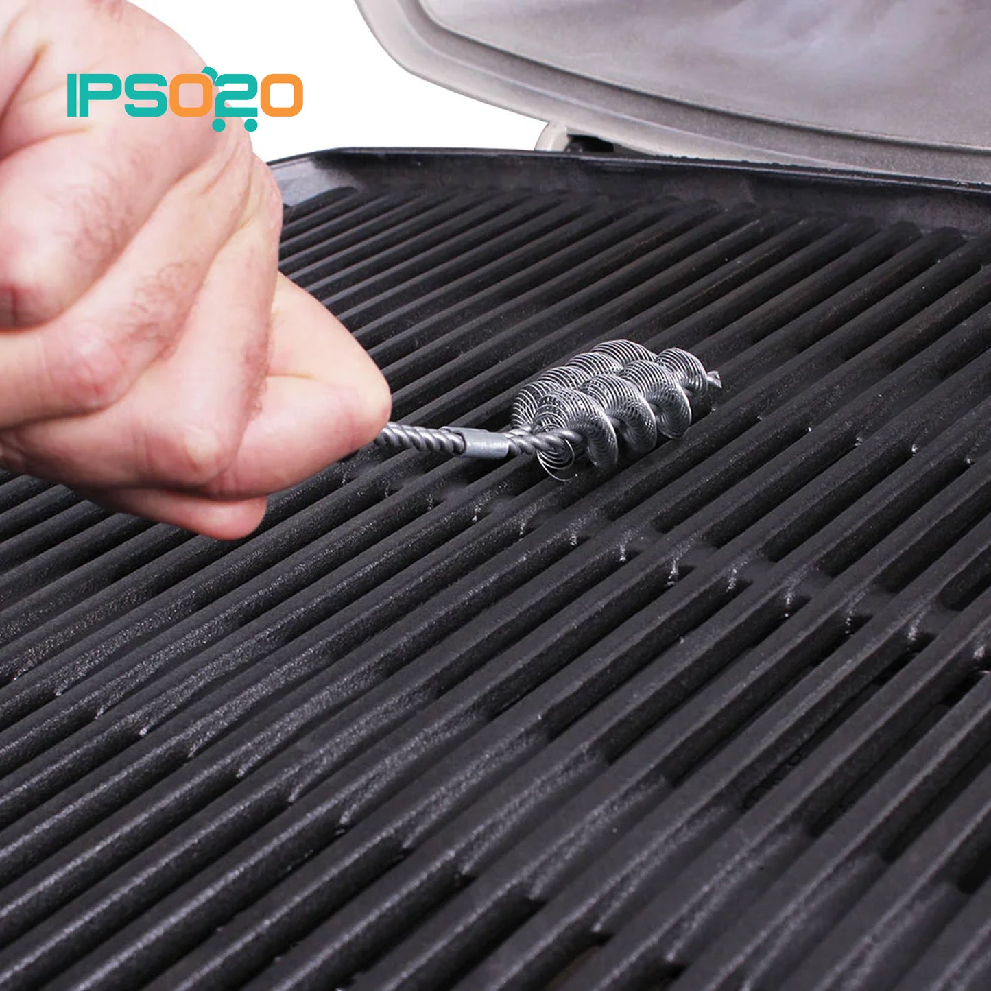 WHITE MAGIC Mini Double Helix Barbecue Brush