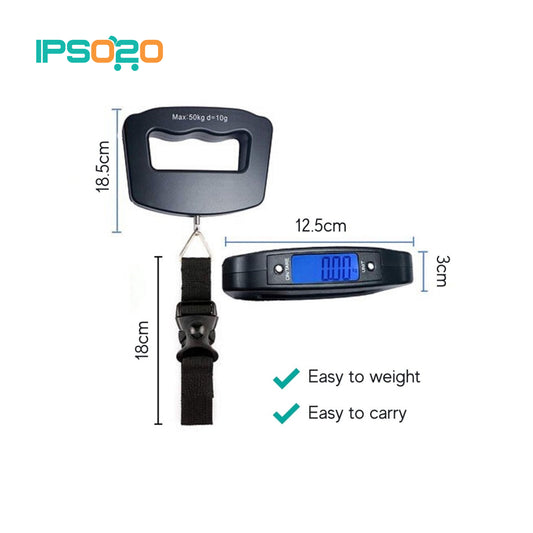 Electronic Digital LCD Travel Luggage Weighing Scale