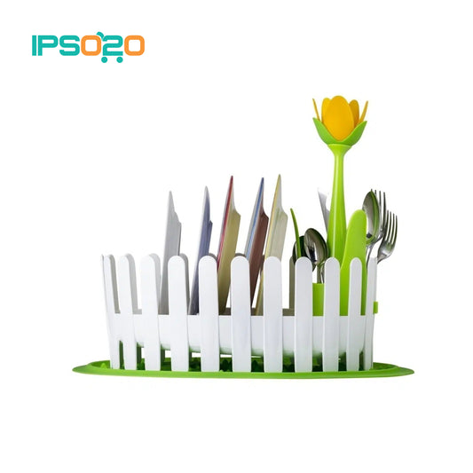VIGAR Flower Power Dish & Cutlery Drainer Set