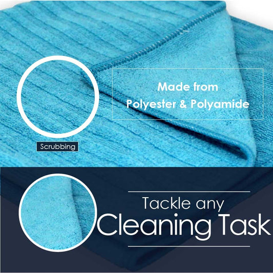 White Magic General Purpose Microfiber Cleaning Eco Cloth / No Detergent Needed / With Water ONLY / IPSo2o