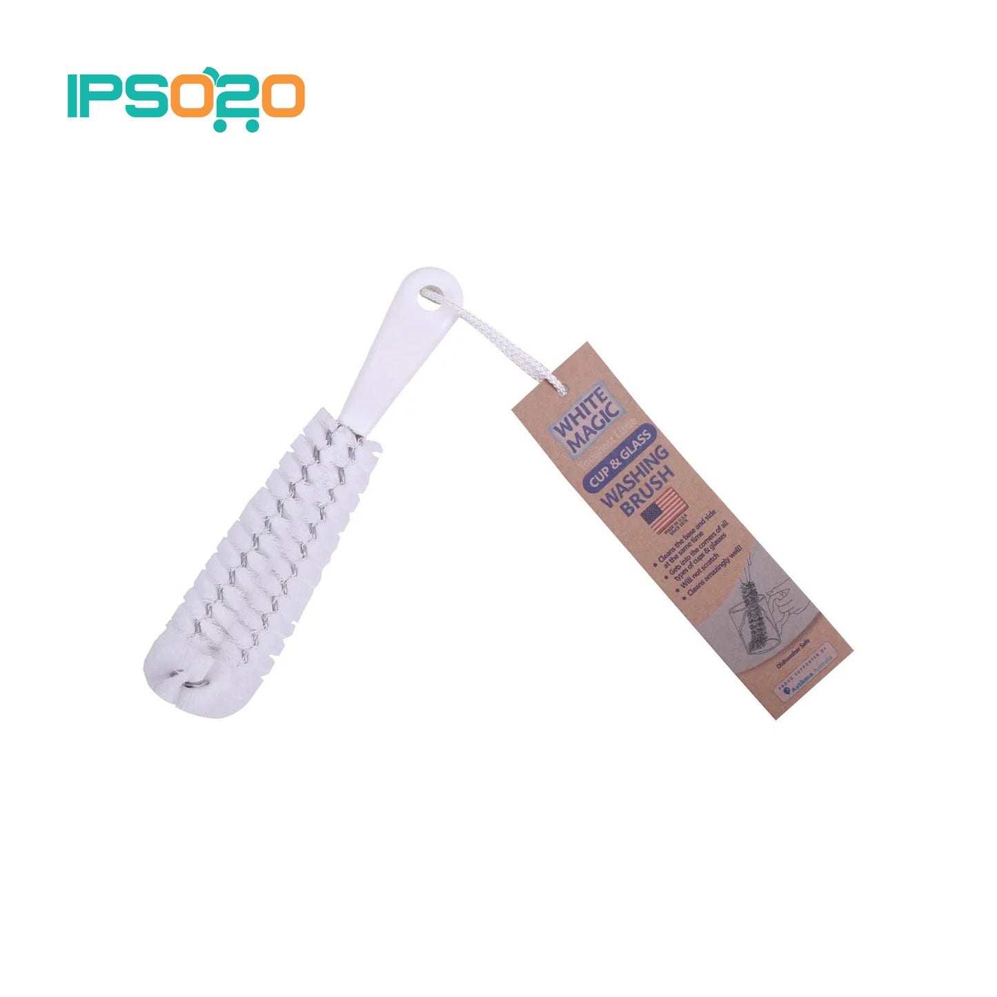 WHITE MAGIC Toughest Little Cup & Glass Washing Brush