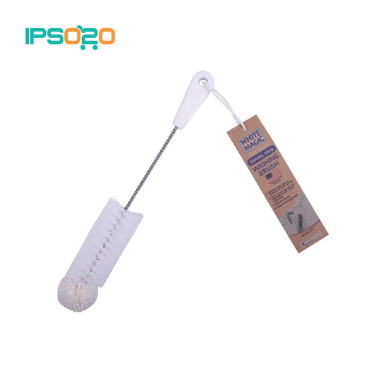 WHITE MAGIC Foam Tipped Travel Mug Washing Brush