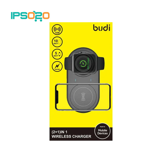 BUDI 3in1 Multi-Functional Travel Wireless Charger Box