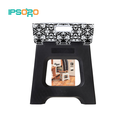 VIGAR Compact Rococco On Top Stool Foldable Stool - 32cm