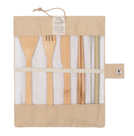 Eco Basics Reusable Bamboo Cutlery Set