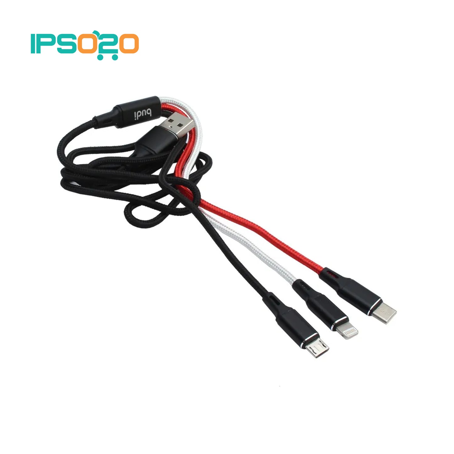 BUDI 3-in-1 Charge / Sync Cable