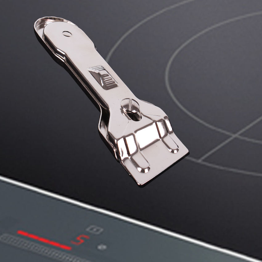 White Magic Cooktop Scraper + 5 Refills for Induction and Stainless Steel Cooktops