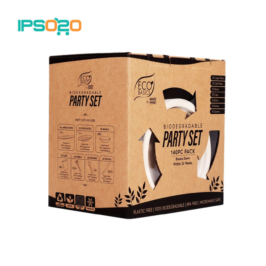 Eco Basics Biodegradable Party Set