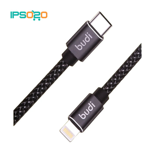 BUDI 65W PD Fast Charge/Sync Braided Cable (1M/2M/3M)