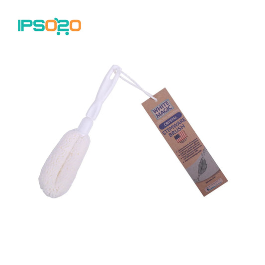 WHITE MAGIC Crystal Stemware Brush