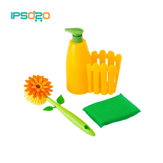 VIGAR Flower Power 3pc Sink Caddy Set + Dispenser