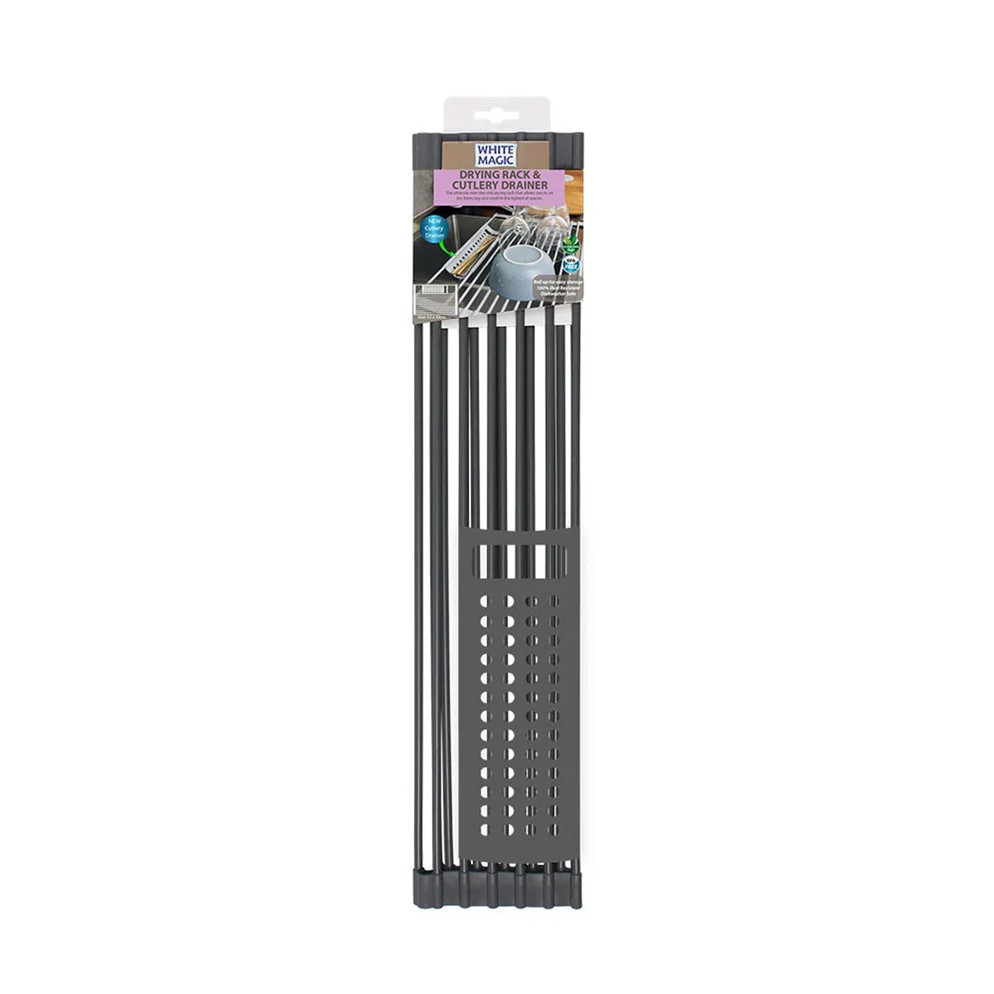 White Magic Drying Rack & Cutlery Drainer
