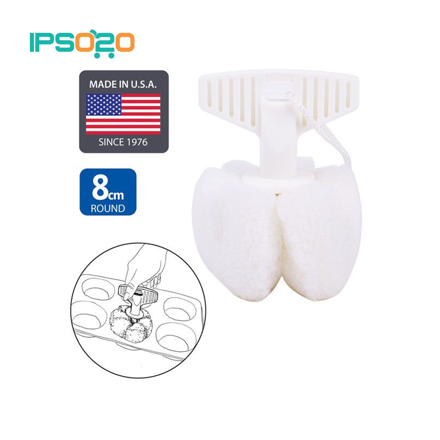 WHITE MAGIC Muffin Pan Cleaning Brush