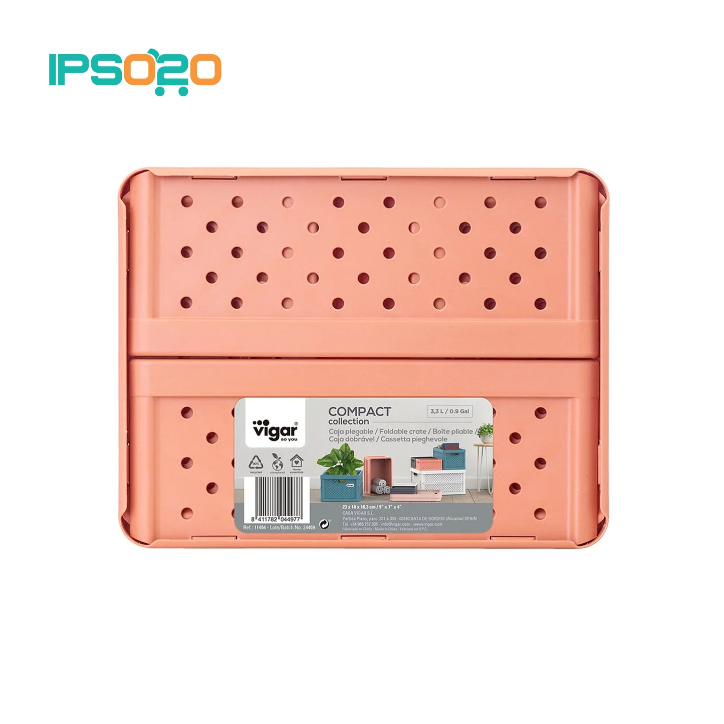 VIGAR Compact Foldable Crate - 3.3L