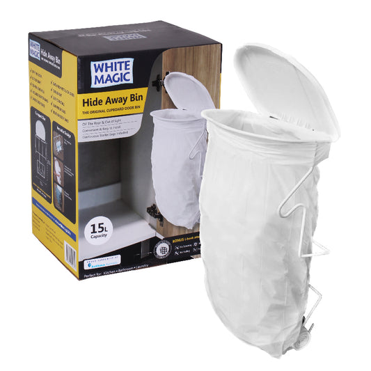 White Magic Hide Away Bin