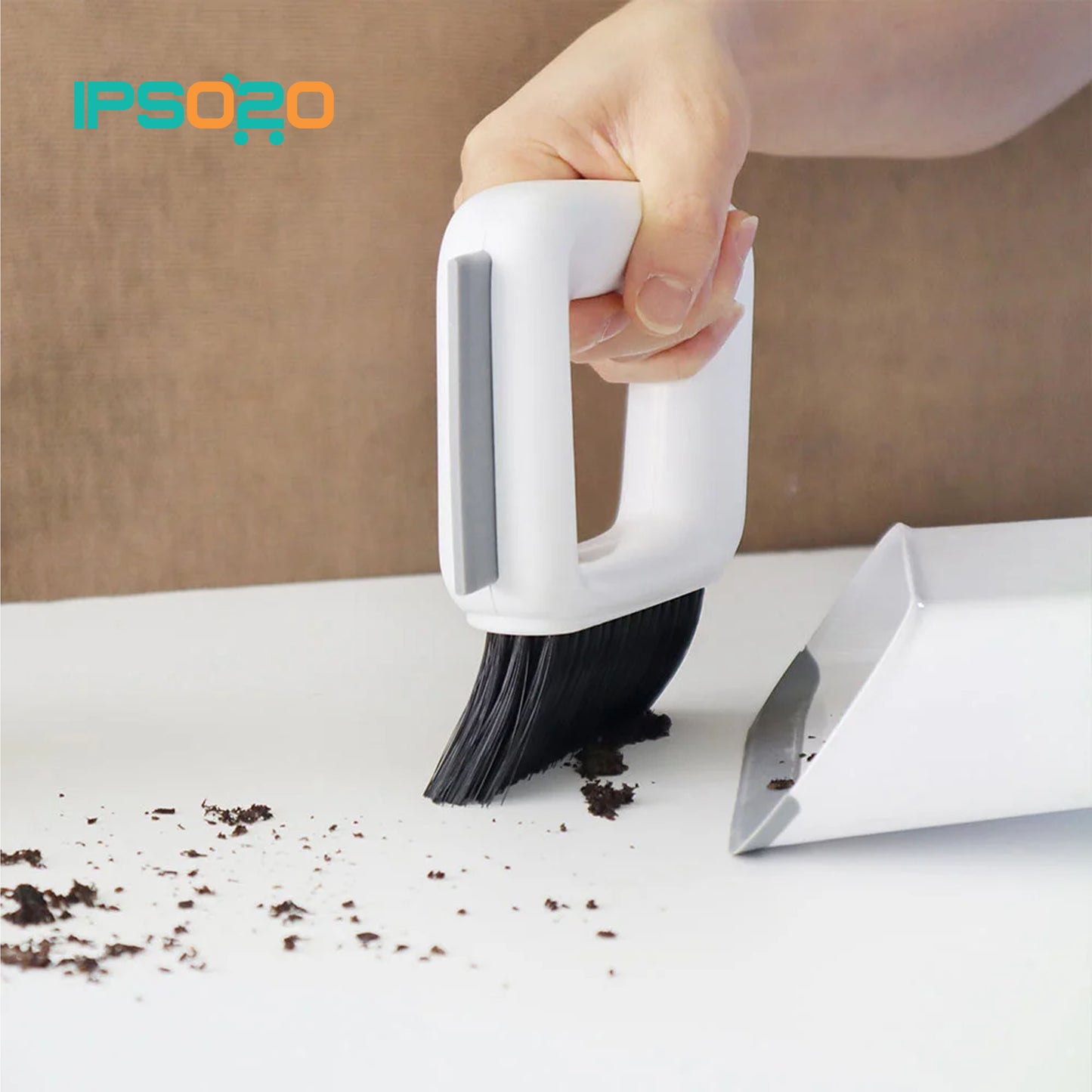 WHITE MAGIC Kitchen Brush & Dustpan