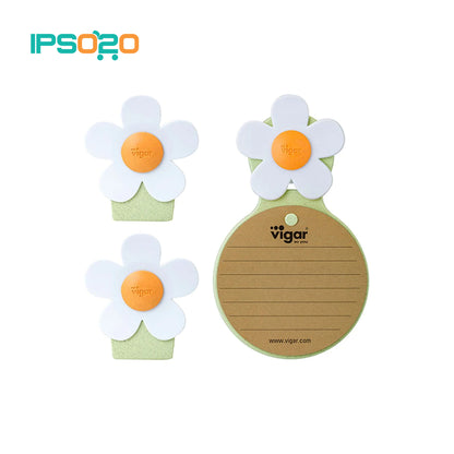 VIGAR Florganic Notebook with Suction + Magnet Clip - 2pc Set
