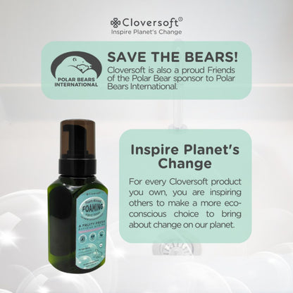 CLOVERSOFT Plant Based Bubbly Foaming Hand Wash 230ml + 30ml