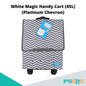 White Magic Handy Cart Jumbo (45L) - Chevron (4 Colors Available)