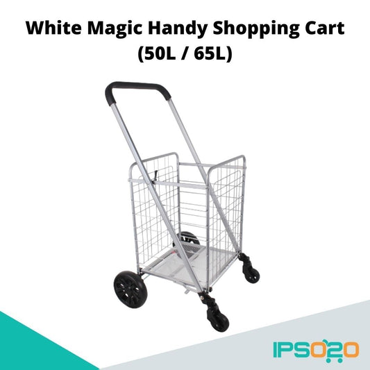 White Magic Handy Shopping Cart / Grocery Cart (50L / 65L)