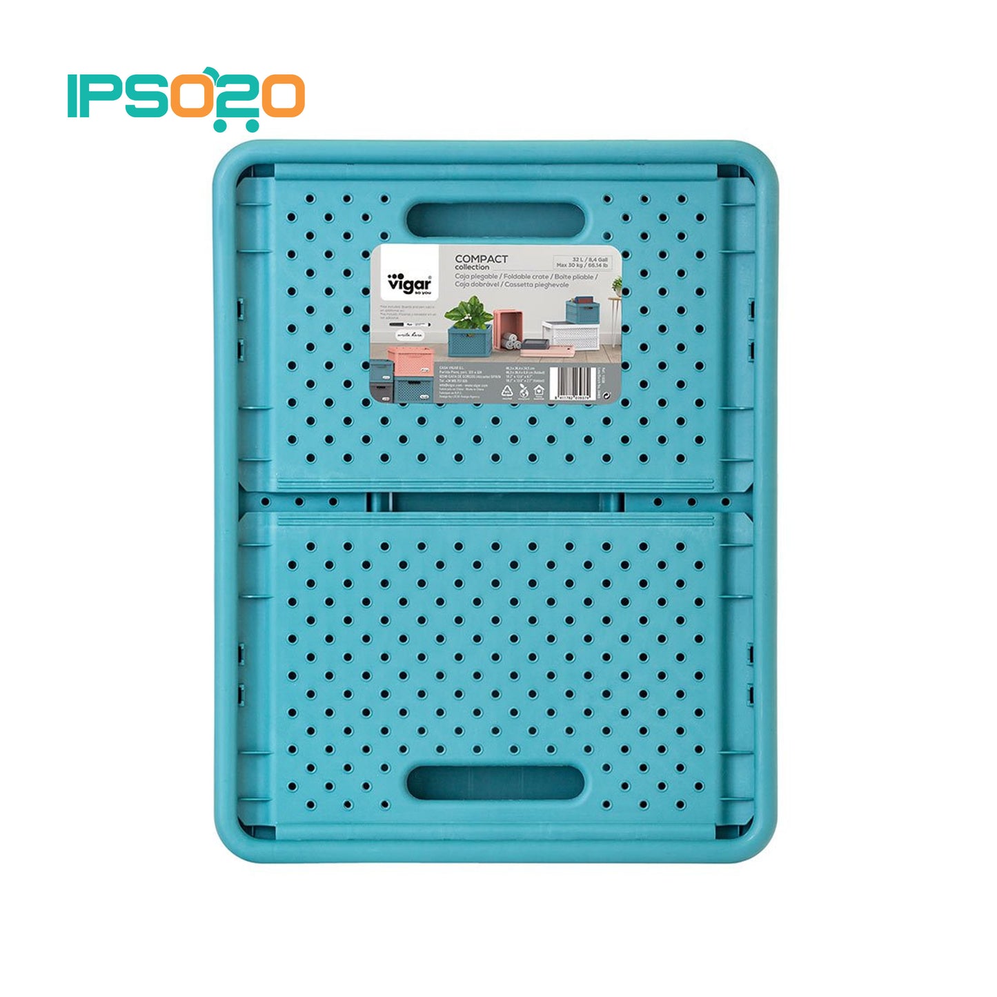 VIGAR Compact Sand Foldable Crate - 32L