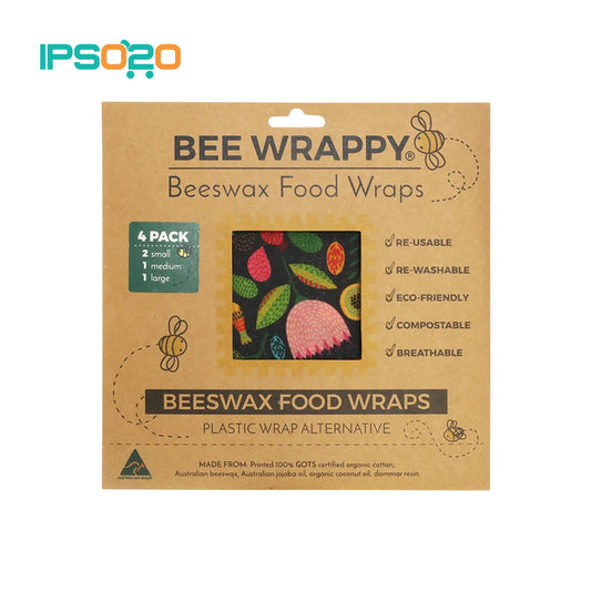 White Magic Bee Wraps Food Wraps - 4 Pack