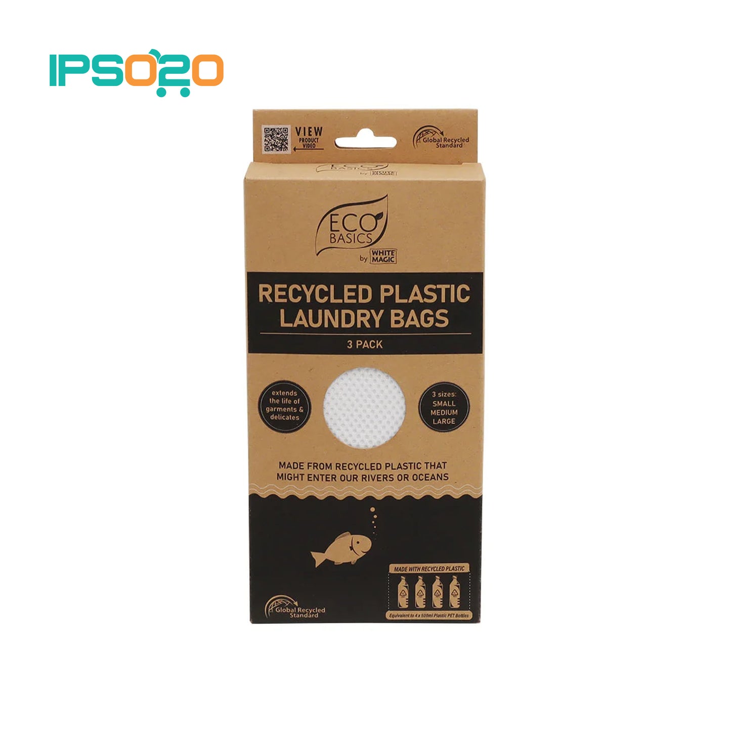 WHITE MAGIC Recycled Plastic Laundry Bags