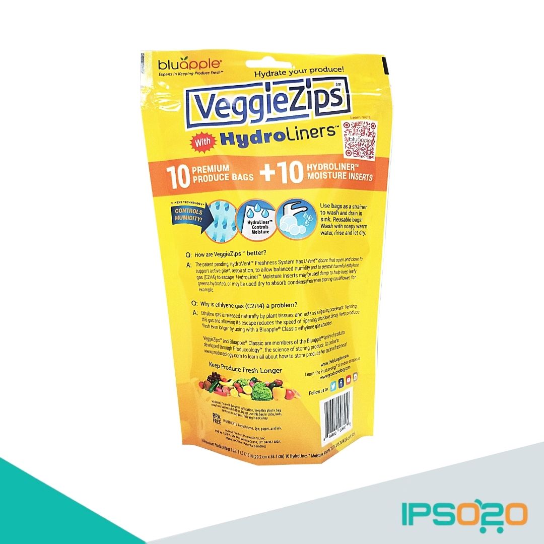 Bluapple VeggieZips with Hydroliners