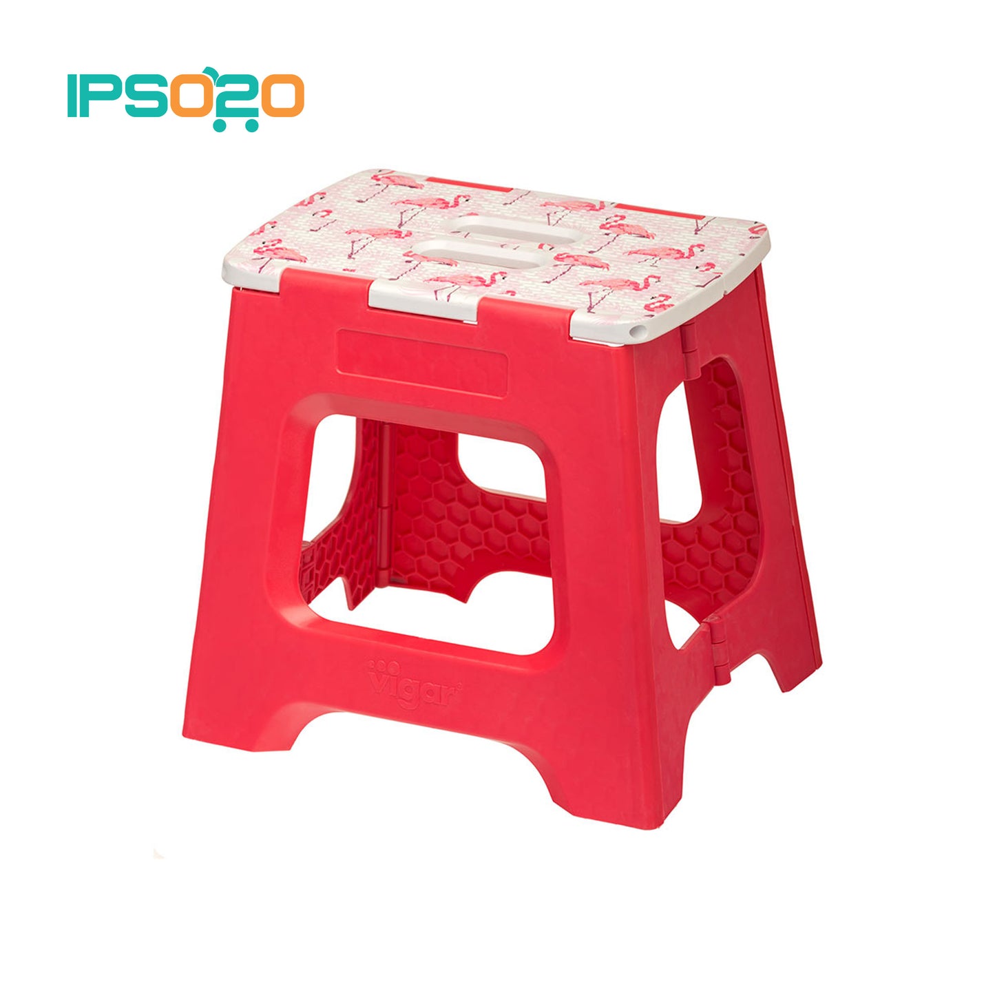 VIGAR Compact Flamingo On Top Foldable 32cm Stool