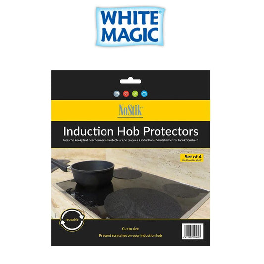 NO STIK Induction Hob Protectors, 4Pcs/Set