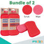 [ Bundle of 2 ] White Magic Dishwashing Sponge Washing Up Pad