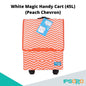 White Magic Handy Cart Jumbo (45L) - Chevron (4 Colors Available)