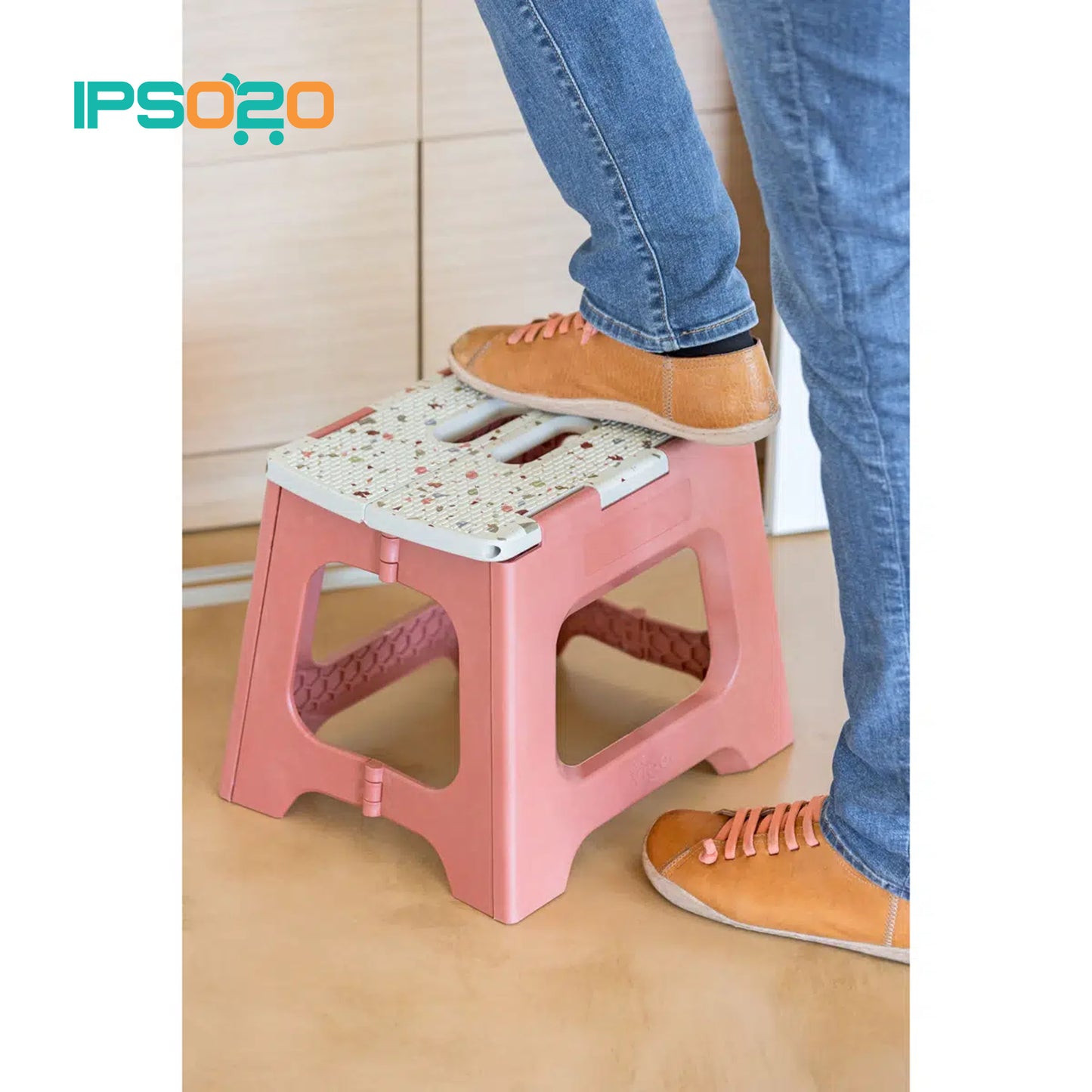 VIGAR Compact Terrazzo Foldable Stool - 32cm