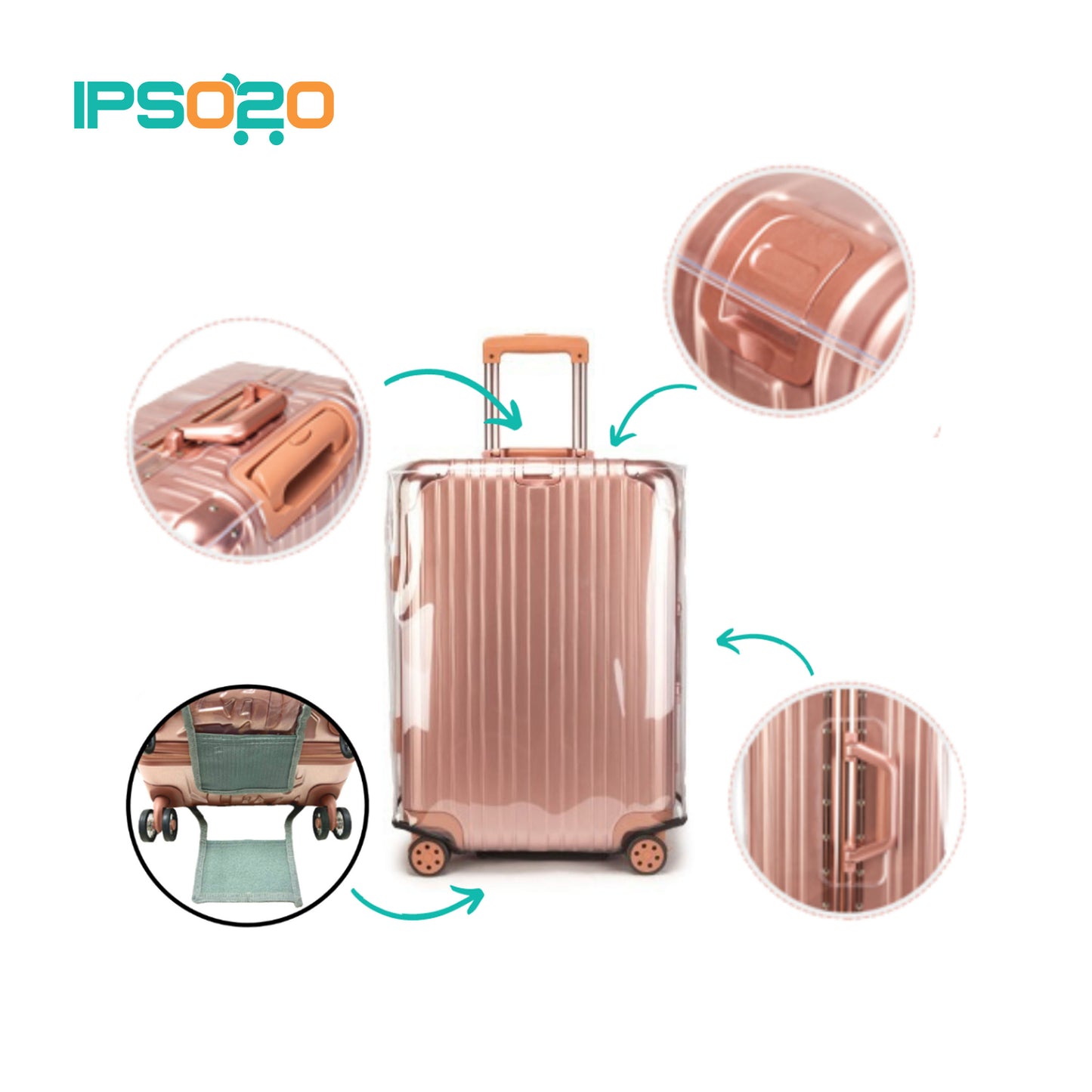 Luggage Bag Cover Protector Transparent PVC