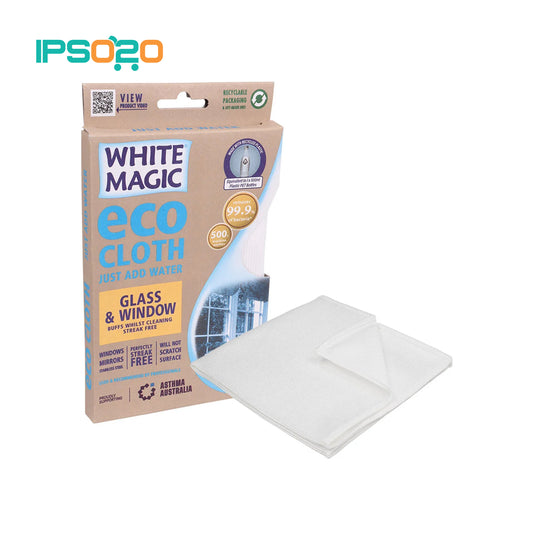 White Magic Microfibre Glass and Window Eco Cloth