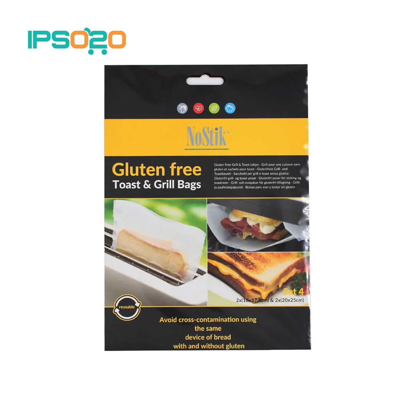 NO STIK Gluten-Free Grill & Toast Bag