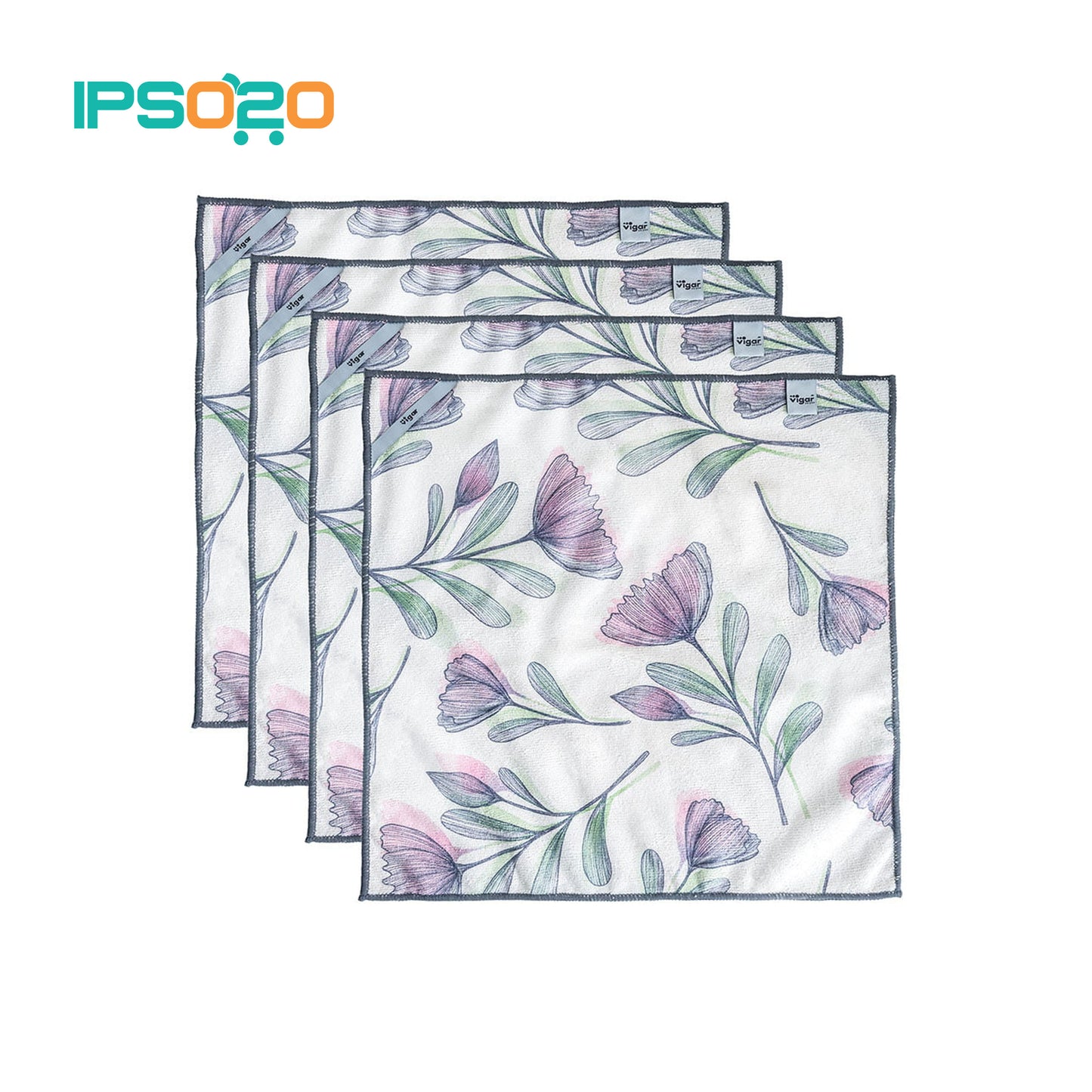 VIGAR Florganic Microfibre Cloth - 4pc
