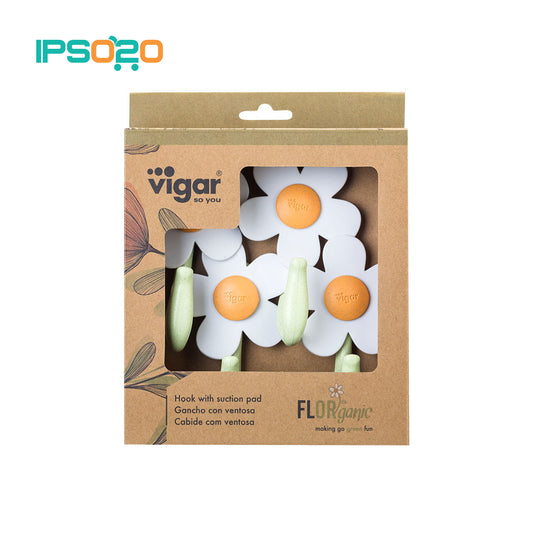 VIGAR Florganic Hook with Suction - 4pcs