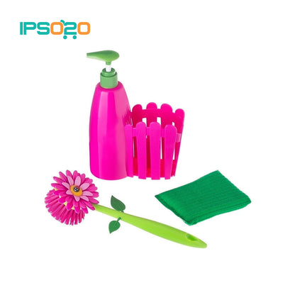VIGAR Flower Power 3pc Sink Caddy Set + Dispenser