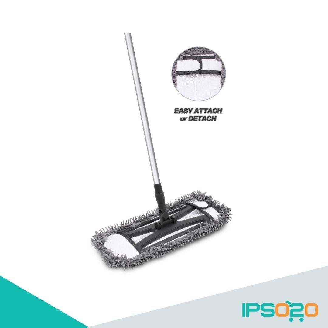 White Magic Wet & Dry Mop (with 2 mop pad - Dry & Wet)