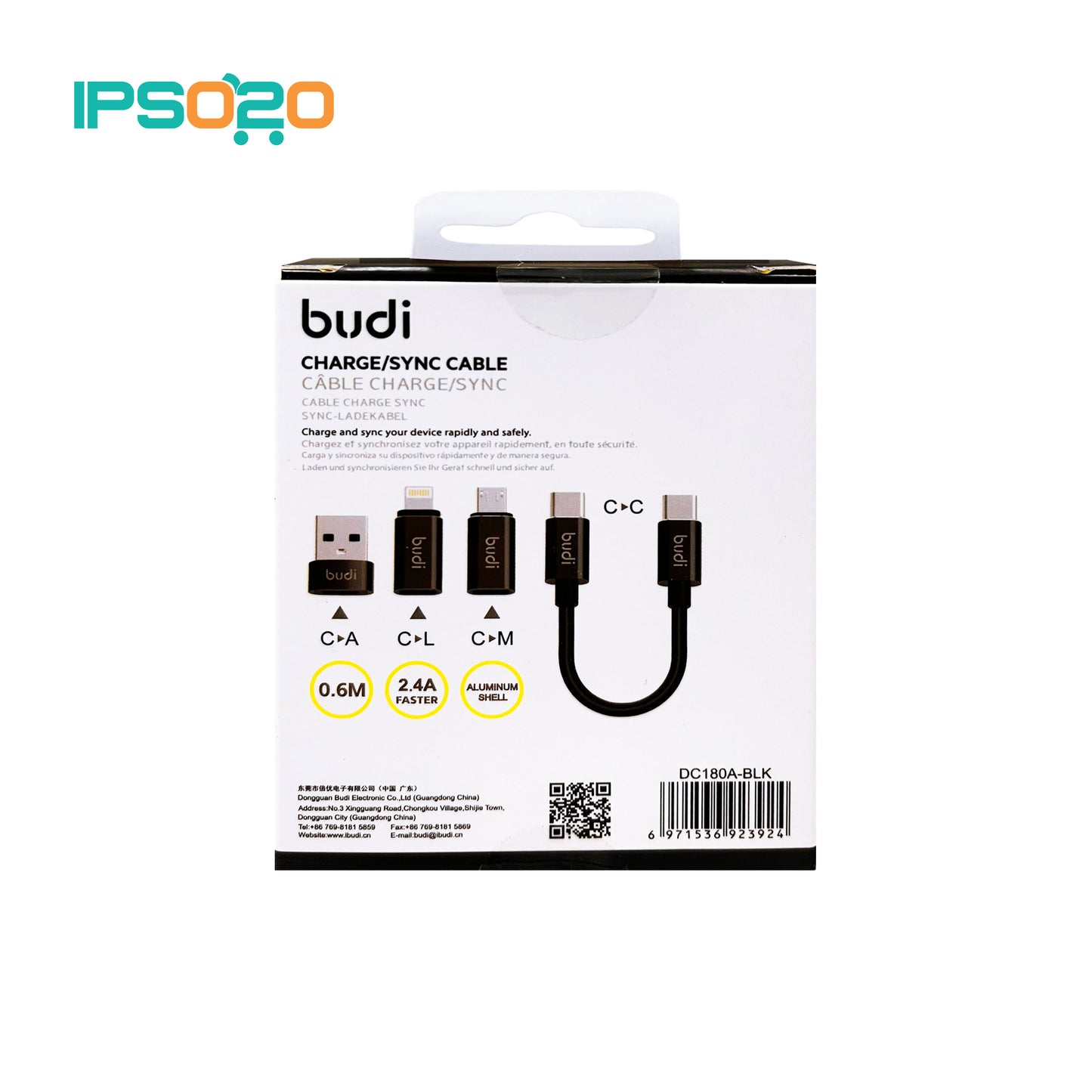 BUDI 6-in-1 Charge / Sync Cable