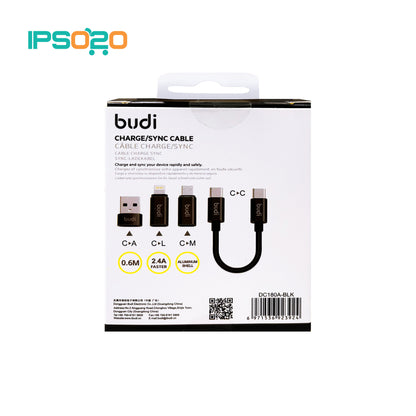 BUDI 6-in-1 Charge / Sync Cable