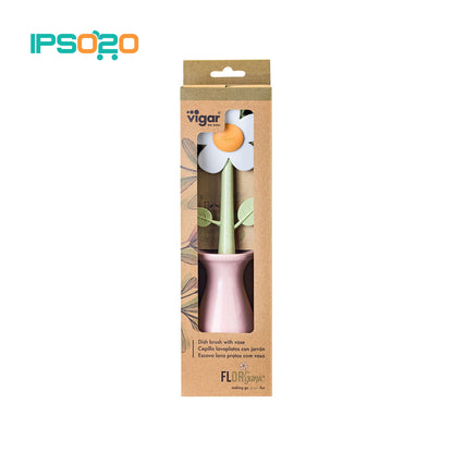 VIGAR Florganic Dish Brush with Vase