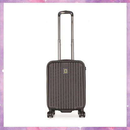 National Geographic Track Trolley S [ABS Hardcase Luggage/Suitcase, Aluminum trolley system with push button, TSA lock,Four double spinner wheels]
