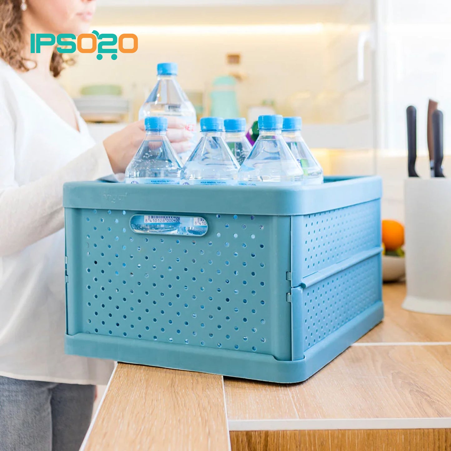 VIGAR Compact Sand Foldable Crate - 32L