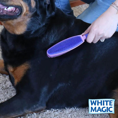 WHITE MAGIC Pet Hair Brush Duo