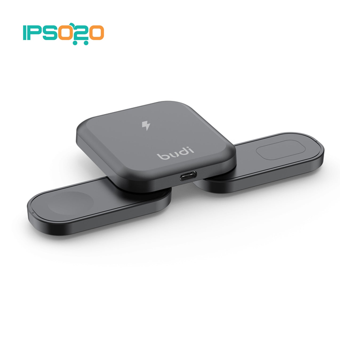 BUDI 3in1 Foldable Magnetic MAGSAFE 20w Wireless Charger Iphone Watch/Airpods